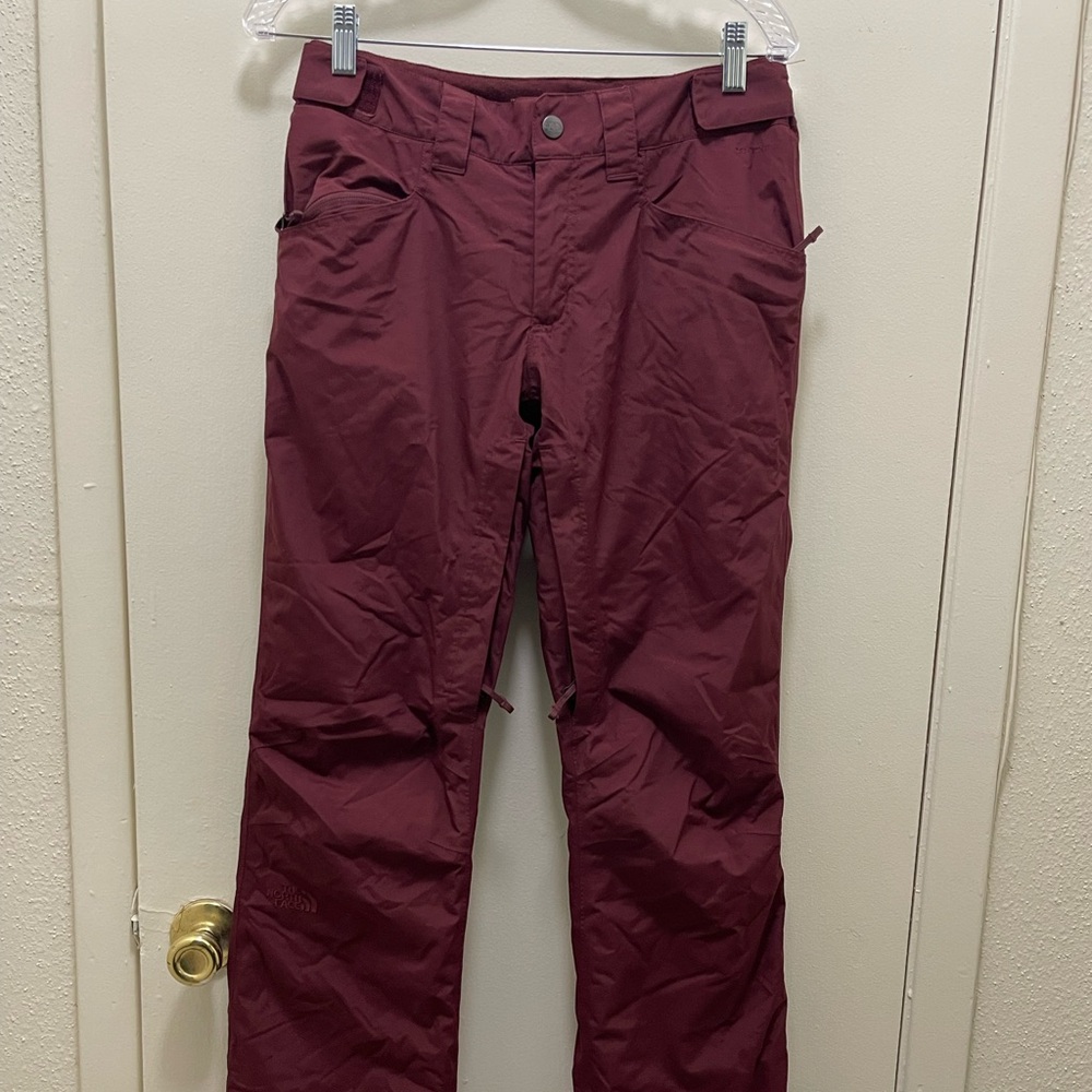 North Face Ski Pants - Women’s Small maroon